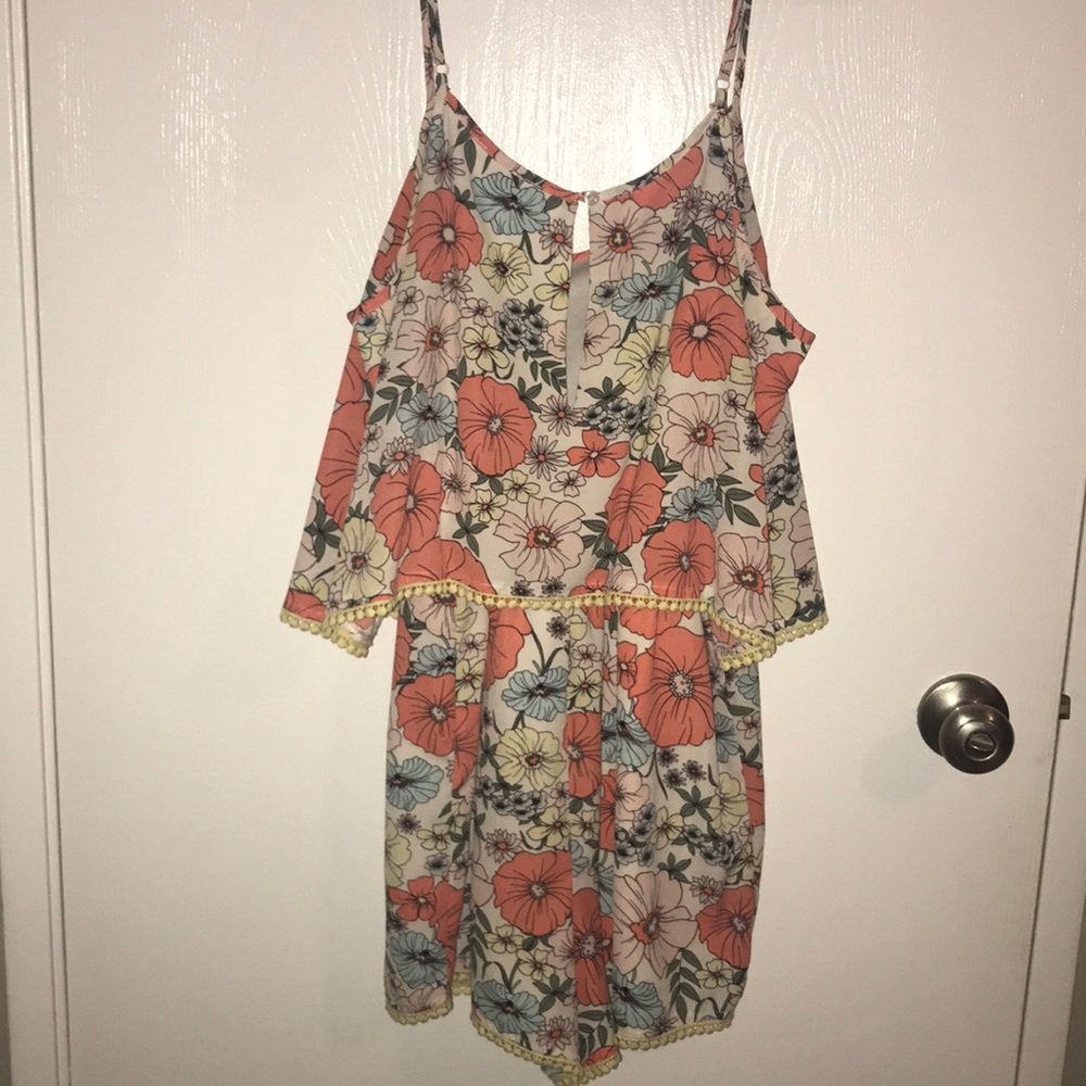Summer Floral Romper